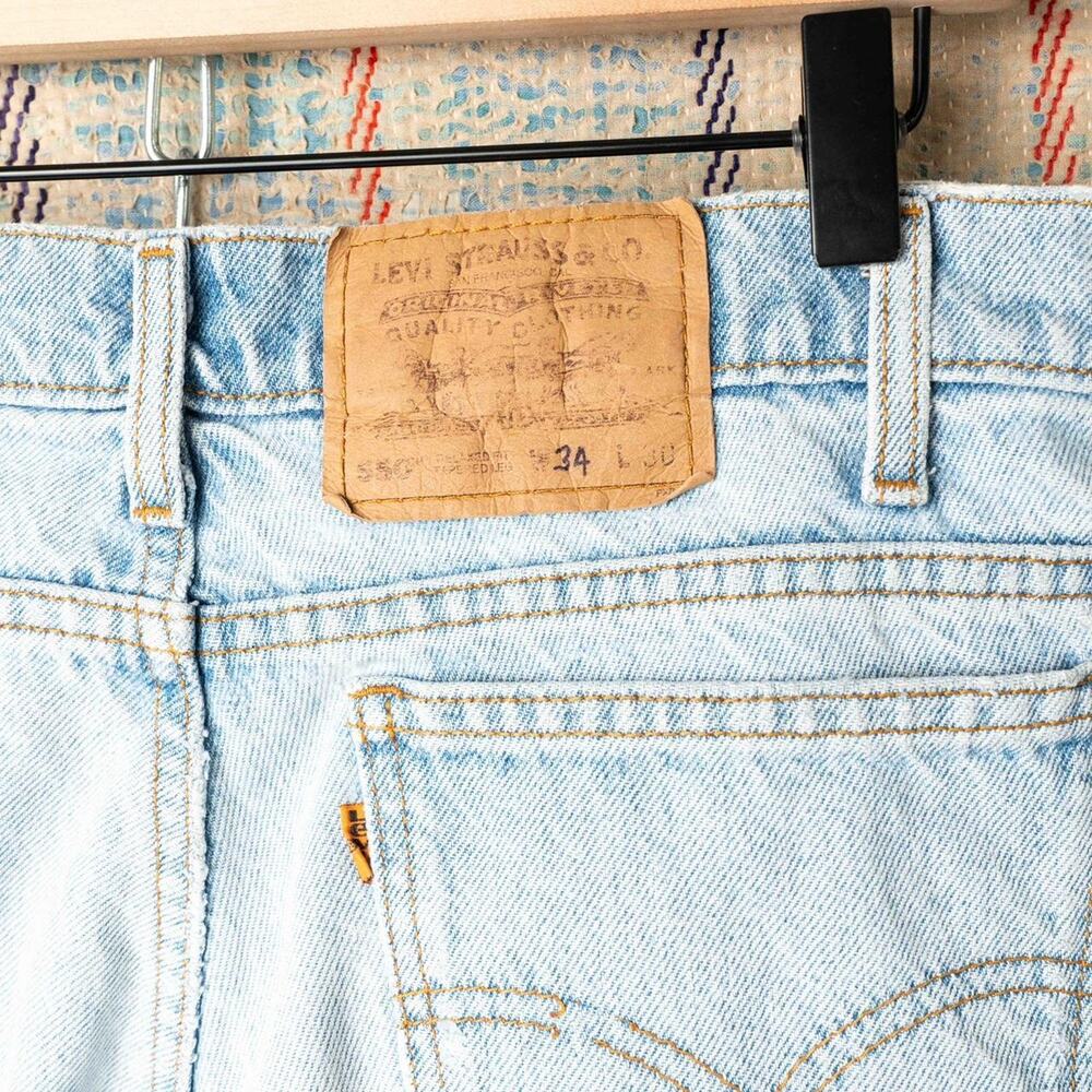 Custom levis patchwork jeans 34 x 30 - Picture 5 of 5